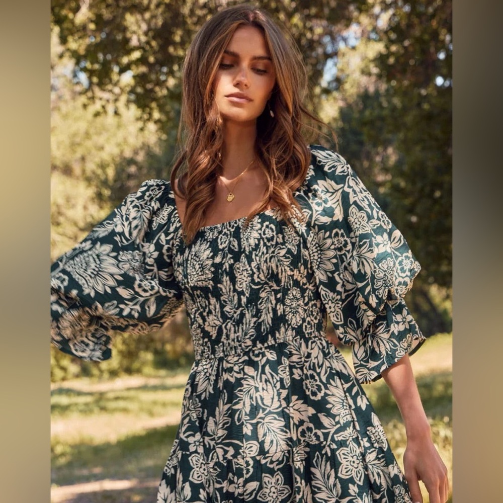 Hannah Art wear Chiara Belted Tiered Floral-print Silk-voile Mini Dress